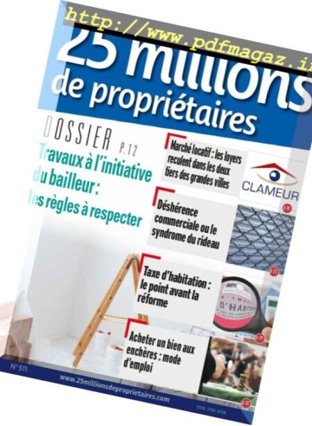 25 Millions de Proprietaires – Octobre 2017 Cover