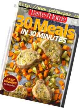30 Meals in 30 Minutes – October 2017