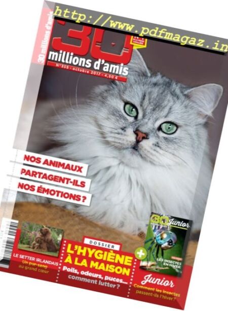 30 Millions d’amis – Octobre 2017 Cover