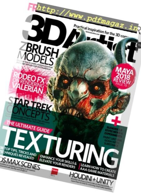 3D Artist – Issue 112, 2017 Cover