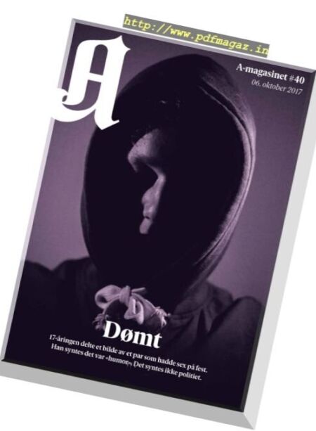 A-Magasinet – 6 oktober 2017 Cover