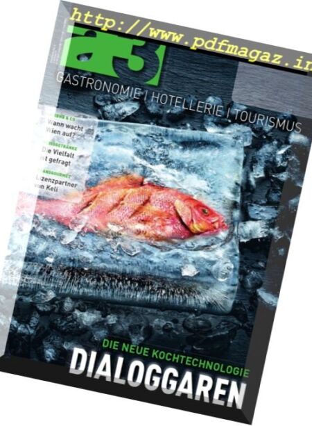 a3 Gastronomie Hotellerie Tourismus – 19 Oktober 2017 Cover