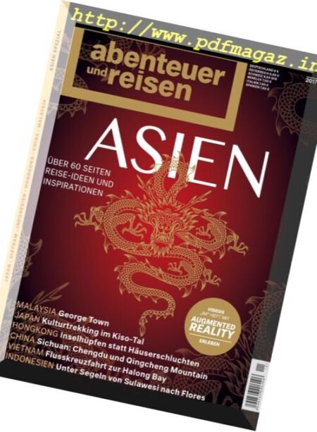 Abenteuer und Reisen – November 2017 Cover