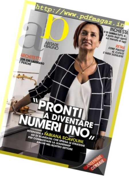 Abitare il bagno – Ottobre 2017 Cover