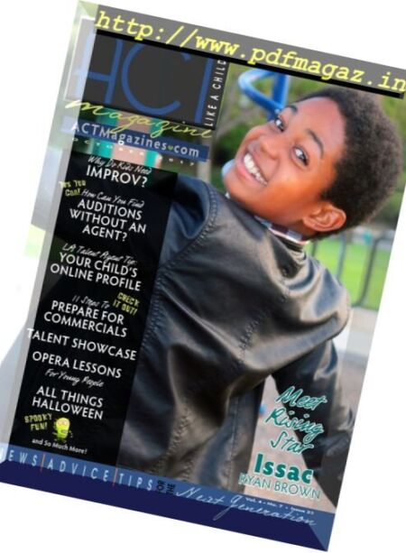 ACT Like A Child – October 2017 Cover