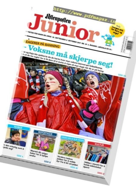 Aftenposten Junior – 26 september 2017 Cover