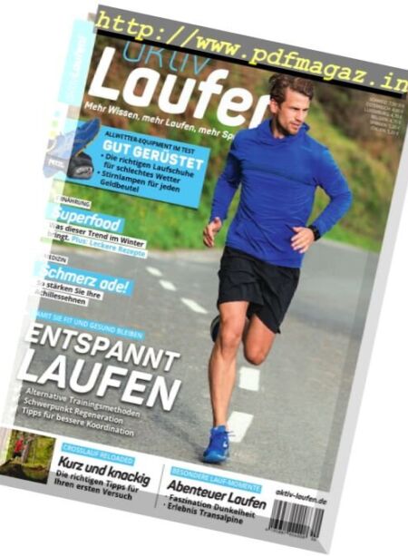 Aktiv Laufen – November-Dezember 2017 Cover