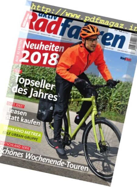 Aktiv Radfahren – November-Dezember 2017 Cover