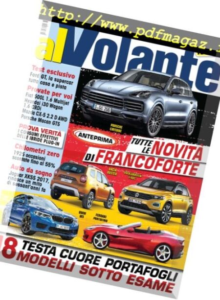 Al Volante – Ottobre 2017 Cover