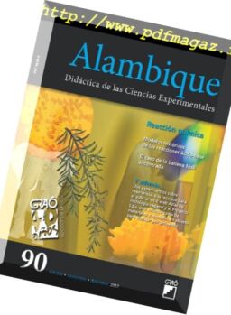 Alambique. Didactica de las Cc Experimentales – octubre 2017