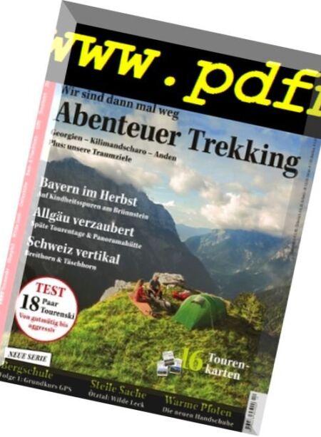 Alpin – 1 November 2017 Cover