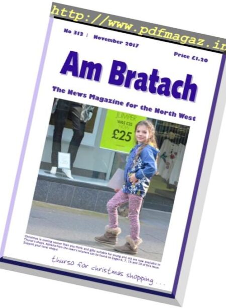 Am Bratach – November 2017 Cover