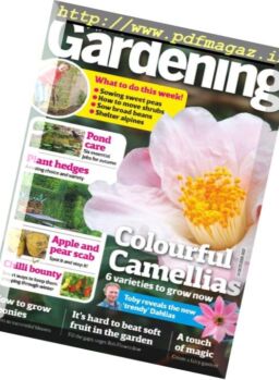 Amateur Gardening – 14 October 2017