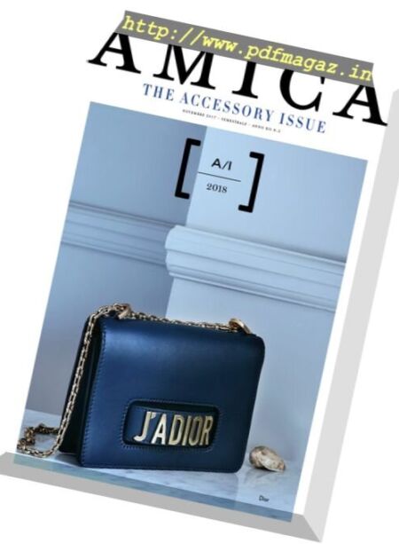 Amica – The Accessory Issue – Novembre 2017 Cover