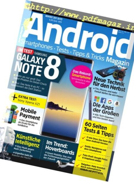 Android Magazin – November-Dezember 2017 Cover