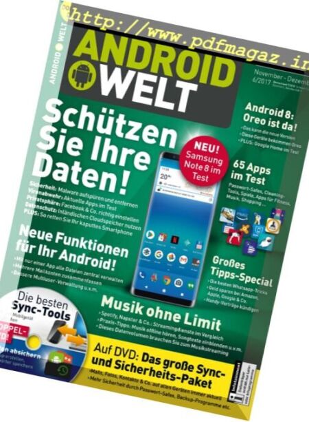 Androidwelt – November-Dezember 2017 Cover
