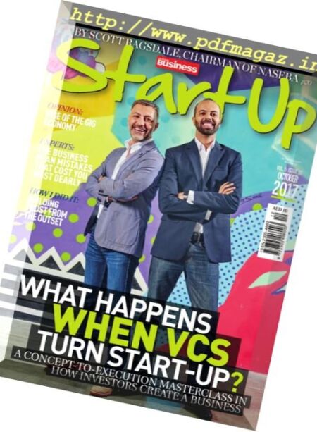 Arabian Business StartUp – October 2017 Cover