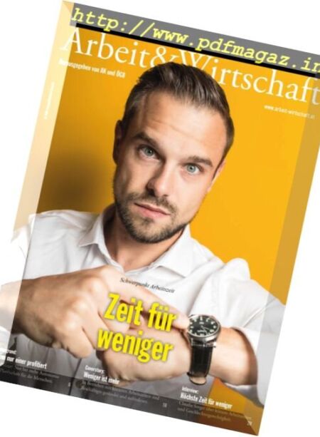 Arbeit & Wirtschaft – Nr.7 2017 Cover