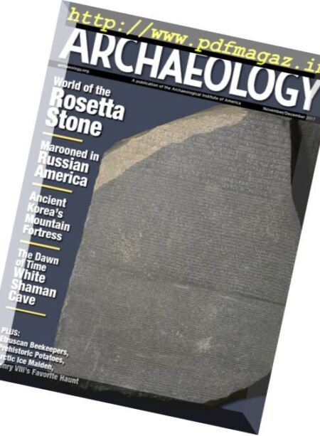 Archaeology Magazine – November-December 2017 Cover