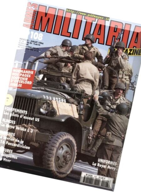 Armes Militaria – Juillet 1994 Cover