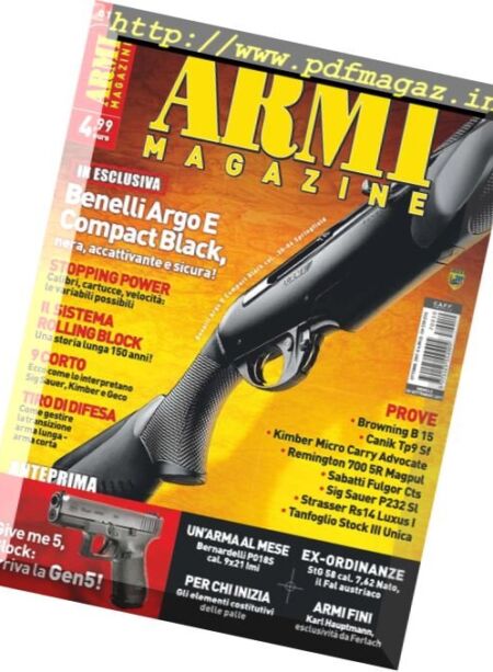 Armi Magazine – Ottobre 2017 Cover