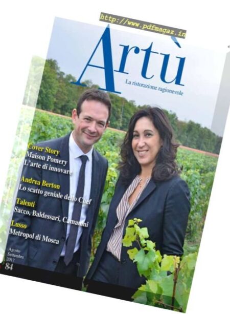 Artu – Agosto-Settembre 2017 Cover