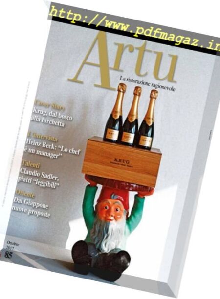 Artu – Ottobre 2017 Cover