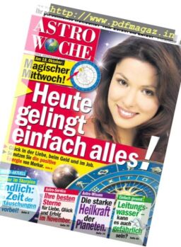Astrowoche – 11 Oktober 2017
