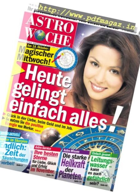 Astrowoche – 11 Oktober 2017 Cover