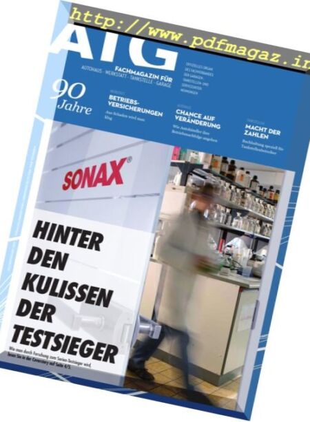 ATG – Oktober 2017 Cover