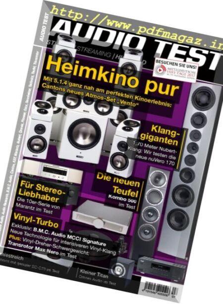 Audio Test – Nr.7, 2017 Cover