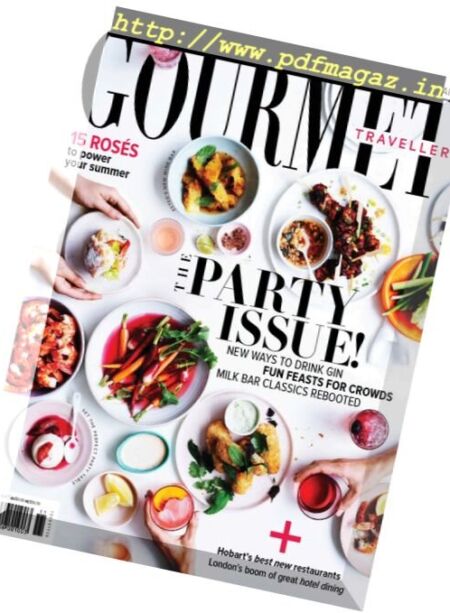 Australian Gourmet Traveller – November 2017 Cover