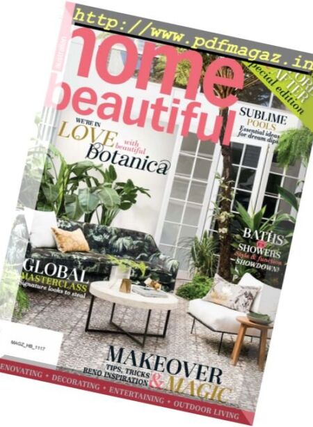 Australian Home Beautiful – November 2017 Cover