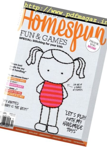Australian Homespun – October 2017 Cover
