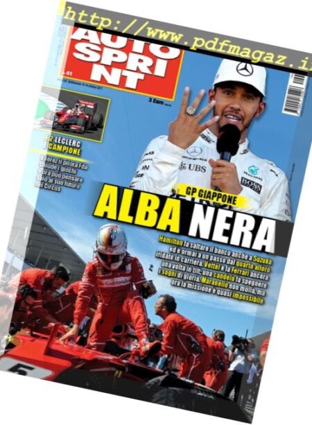 Auto Sprint – 10 Ottobre 2017 Cover