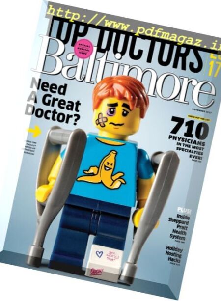 Baltimore Magazine – October 2017 Cover