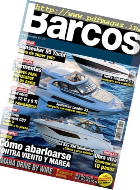 Barcos a Motor – noviembre 2017 Cover