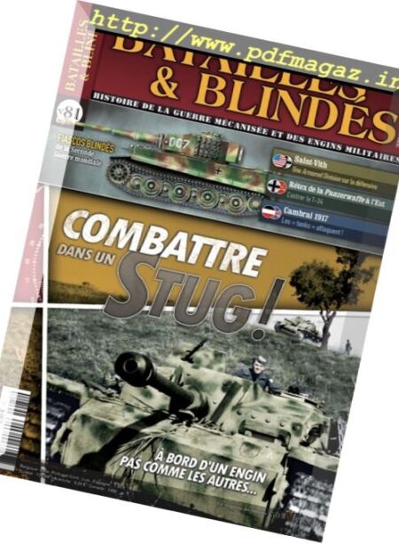 Batailles & Blindes – Octobre-Novembre 2017 Cover