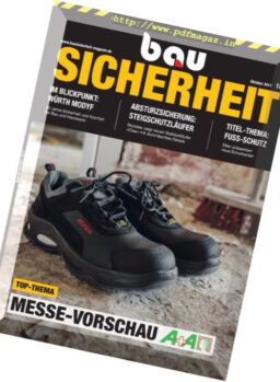 Bau Sicherheit – Oktober 2017