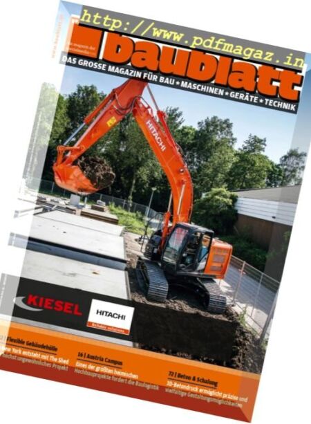 Baublatt Austria – Oktober 2017 Cover