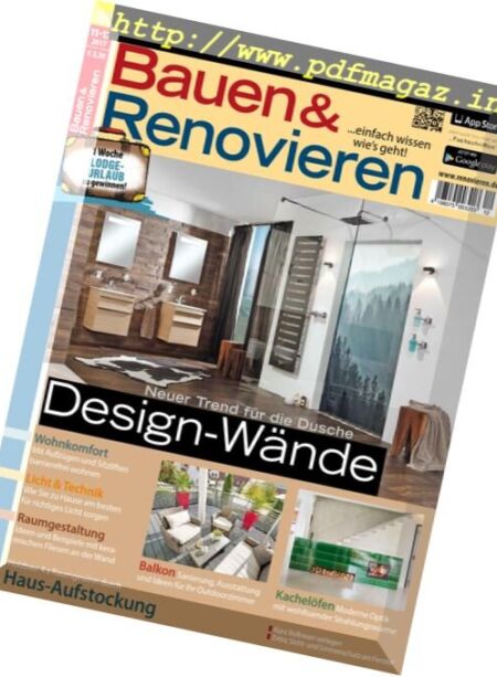 Bauen und Renovieren – November-Dezember 2017 Cover