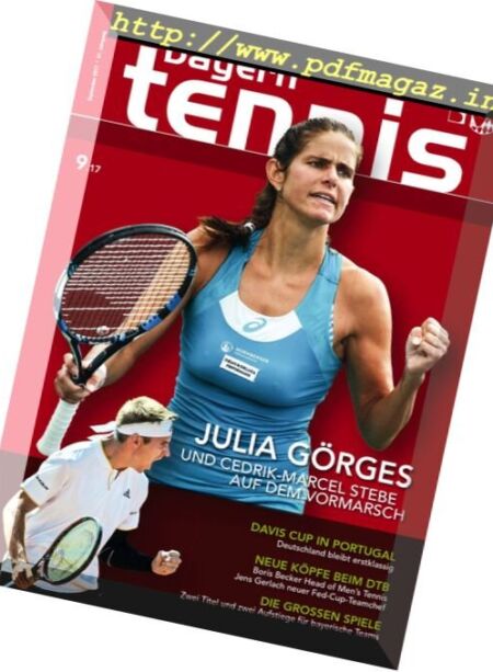 Bayern Tennis – September 2017 Cover