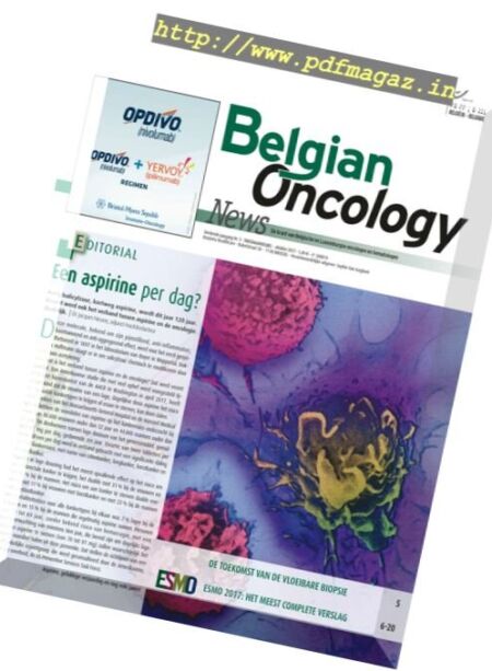 Belgian Oncologie News – Oktober 2017 Cover