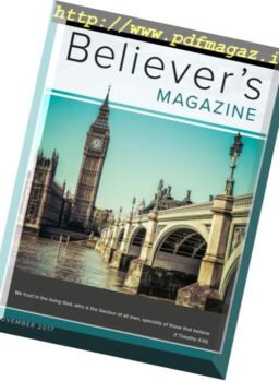 Believer’s Magazine – November 2017