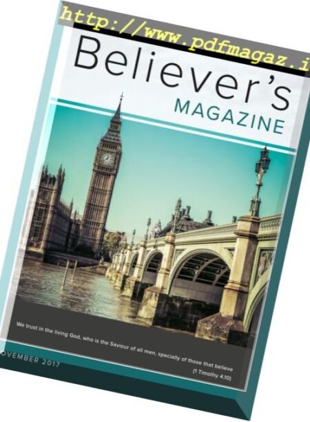 Believer’s Magazine – November 2017 Cover