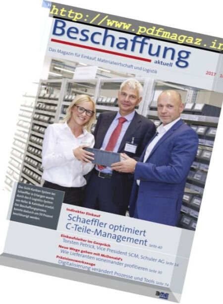 Beschaffung Aktuell – Nr.10, 2017 Cover