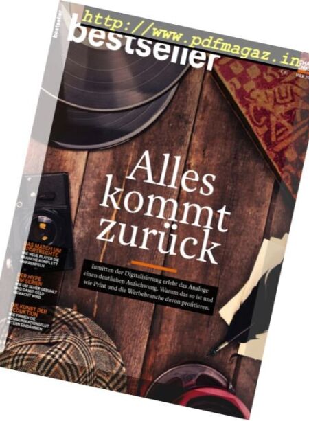 Bestseller – Vier 2017 Cover
