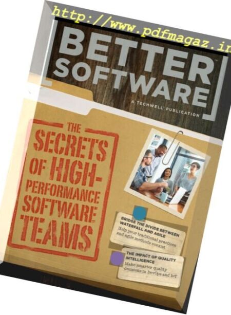 Better Software – Fall 2017 Cover