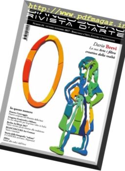 Biancoscuro Rivista d’Arte – Ottobre-Novembre 2017