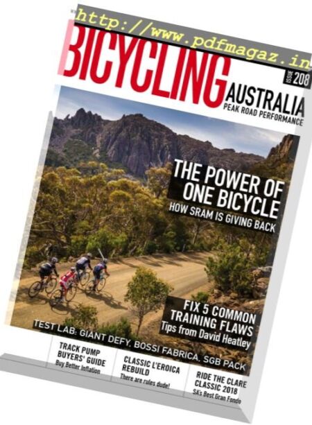Bicycling Australia – November-December 2017 Cover
